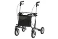 Produktbild: RUSSKA Rollator Russka Vital Carbon Plus Rollator 62 cm, carbonschwarz, Soft-PU-Räder, magnetische Faltverriegelung, Kantenabweiser