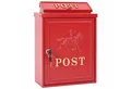 Produktbild: vidaXL Briefkasten Wandmontierter Briefkasten Rot 29 x 13 x 41 cm Gussaluminium (1-St)