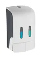 Produktbild: Seifen- und Desinfektionsmittelspender TARTAS, 2 Kammer, 960 ml, Wenko