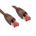 Produktbild: INLINE Patchkabel, S/FTP (PiMf), Cat,6, 250MHz, PVC, Kupfer, braun, 0,25m