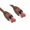 Produktbild: InLine Patchkabel S-STP/PIMF Cat.6 braun - Kabel # 76422K
