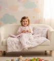 Produktbild: Babydecke BABYLUX Babydecke Krabbeldecke MINKY Kuscheldecke 75x100 cm+KISSEN, BabyLux, K162 Rosa + Schnuckis