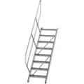 Produktbild: MUNK Treppe 45°  inkl. einen Handlauf, 600mm Stufenbreite, 8 Stufen