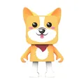 Produktbild: Mob - Dancing Animals Bluetooth-Lautsprecher - Tanzbarer Lautsprecher mit 3W Leistung - Drahtlose Verbindung - Freisprecheinrichtung (Corgi)