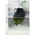 Produktbild: 25 LEITZ Prospekthüllen recycle 4002 DIN A5 transparent genarbt 0,10 mm