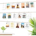 Produktbild: Fotoseil 3m Herz Jute Holz Clips Nagel Dekoration Wandbilderrahmen DIY