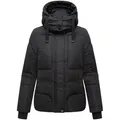 Produktbild: Navahoo Steppjacke Zauberlicht 14 Winterjacke mit abnehmbarer Kapuze und Fleece-Futter schwarz M (38)