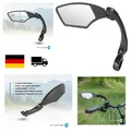 Produktbild: M-Wave Fahrradspiegel 3D Verstellbar Echtglas Schlagfest Schwarz