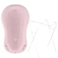 Produktbild: Hylat Baby Friends Rosa Babywanne mit Gestell und Badewannenstöpsel - TÜV Rheinland zertifiziert - Stabil und Bequem, Ideal für Neugeborene und Babys bis zu 12 Monaten - Lite-Kollektion Kinder Baden