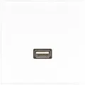 Produktbild: Jung Einsatz USB-Steckdose LS 990, LS design, LS plus Alpinweiß MALS1122WW 1 St.