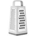 Produktbild: ZWILLING Z-Cut Vierkantreibe 11L x 11B x 26H cm, mit Zwei-Wege-Reibtechnologie, Auffangschale, Edelstahlklinge, 4 Reibeflächen, Kartoffelreibe, Parmesanreibe, Gemüsehobel, spülmaschinengeeignet Grau