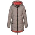 Produktbild: SUBLEVEL Steppjacke Damen Winter Jacke Mantel Parka Steppjacke Steppmantel Wintermantel braun XL (42)