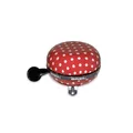 Produktbild: Fahrradklingel Ding-Dong Polka Dot Tupfen Rot/Weiß 80mm 2074013400 BASIL Bike