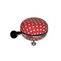 Produktbild: Basil 50396 Ding-Dong Glocke Polka Dot, Ø 80mm, rot/weiß