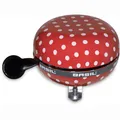 Produktbild: Basil Fahrradglocke BIG BELL Polkadot - Rot Weiß Punkte Ø 80mm