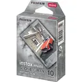 Produktbild: Fujifilm Sofortbildfilm Instax Mini Stone Gray, 8,6 x 5,4cm, 10 Blatt
