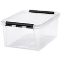 Produktbild: SmartStore Classic Kunststoff Aufbewahrungbox 14 L Mit Deckel Transparent 30 x 40 x 18 cm