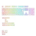 Produktbild: Glorious Gaming - GPBT Aura RGB Keycaps: Pudding-Style-Keycaps, Double-Shot PBT, lichtdurchlässig, für mechanische 100%-, 75%-, 65%- und 60%-Spezialtastaturen, Weiß, Englische QWERTY-Belegung