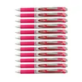 Produktbild: Pentel EnerGel XM BL77 Gelschreiber mit Druckmechanik, pink (12 Stück)
