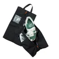 Produktbild: Schuhbeutel 2er Set schwarz - Extra Leichte Schuhtaschen für Reise & Alltag – mit Sichtfenster und bis Größe 47 – Schuhsack für Koffer, Rucksack, Sporttasche