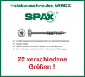 Produktbild: SPAX Wirox Tellerkopf Holzschraube Torx TX Ø 6 od. 8 mm 4CUT® Holzbauschrauben
