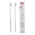 Produktbild: nano Die Zahnbürste. 2er-Pack | Nano Zahnbürste | Weiche Zahnbürste | 20.000 Borsten | Ergonomischer Griff | Extra weich | Super soft | Sensitiv | Sanft | Nanozahnbürste aus Deutschland | Weiß