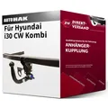 Produktbild: Für Hyundai i30 CW Kombi Typ PDE (Auto Hak) Anhängerkupplung vertikal abnehmbar