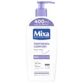 Produktbild: Mixa Panthenol Body Lotion XXL, juckreizlindernder und beruhigender Balsam, mit Panthenol und pflanzlichem Glycerin, für empfindliche, sensible Haut, mildert Juckreiz Mixa Panthenol Comfort, 400 ml