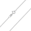 Produktbild: MATERIA Schmuck feine 925 Silber Panzerkette 1mm - Damen Halskette silber in 40-120 cm verfügbar #K32, Länge Halskette:100 cm