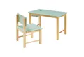 Produktbild: en.casa Kinderschreibtisch (Set, 2-St), »Skjåk« mit Stuhl Holz / Mintgrün
