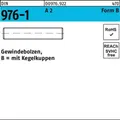 Produktbild: 10er PACK(Stk)  000976920020080500 Gewindebolzen DIN 976 m.Kegelkuppen BM 8 x 50