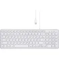 Produktbild: Perixx PERIBOARD-213 DE W USB Tastatur Deutsch, QWERTZ Weiß (11960) - Weiß