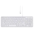 Produktbild: Perixx Wired White Compact USB UK Tastatur 11960 Tastatur