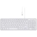 Produktbild: Perixx PERIBOARD-213 DE W USB Tastatur Deutsch, QWERTZ Weiß