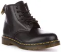 Produktbild: Dr Martens 101 Unisex Glattes Leder Knöchelboot In Schwarz UK 3 - 11
