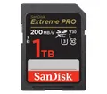 Produktbild: Sandisk SDXC Extreme PRO, 2 Jahre RescuePRO Deluxe Speicherkarte (1000 GB, UHS Class 3, 200 MB/s Lesegeschwindigkeit)