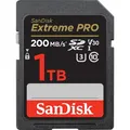 Produktbild: SanDisk Extreme Pro 1 TB SDXC UHS-I-Speicherkarte (2022) bis 200 MB/s