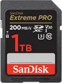 Produktbild: SanDisk Extreme PRO SDXC UHS-I Speicherkarte 1 TB (V30, Übertragungsgeschwindigkeit 200 MB/s, U3, 4K UHD Videos, SanDisk QuickFlow-Technologie, temperaturbeständig)