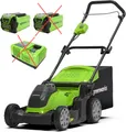 Produktbild: Akku Rasenmäher Greenworks G40LM41K2X – für Flächen bis 500 m² – 41 cm 50 L