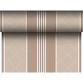 Produktbild: Papstar Tischläufer Royal Collection Elegance, 86507, braun / weiß, aus Papiergewebe, auf Rolle, 40 cm x 24 m