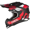 Produktbild: Oneal 2Series Spyde V23 Motocross Helm, schwarz-weiss-rot, Größe S für Männer