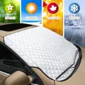 Produktbild: Auto Scheibenabdeckung magnetisch Frontscheibe Sonne Frost Schnee Winter Schutz