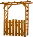 Produktbild: promadino Rosenbogen Pergola Ben Set, BxTxH: 200x65x208 cm, mit Türen