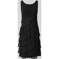 Produktbild: Swing Knielanges Cocktailkleid mit Volants in Black, Größe 38
