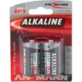 Produktbild: Ansmann 1513-0000 Alkaline Batterie, Baby (C), 2er Pack (1513-0000), 7,2mAh