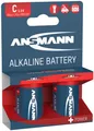 Produktbild: 2 ANSMANN Alkaline Batterie 'RED', Baby C LR14, 2er Blister