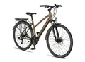 Produktbild: Licorne Bike Premium Touring Trekking Bike in 28 Zoll - Fahrrad für Jungen, Mädchen, Damen und Herren - 21 Gang-Schaltung - Mountainbike - Crossbike Stil:Damen;Farbe:Dunkelgold