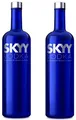 Produktbild: 2 x Skyy Vodka 40% 1l Flasche