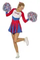 Produktbild: WILBERS & WILBERS 4264 - Cheerleader Kostüm Damen, sportliches Kleid für Karneval, Mottoparty