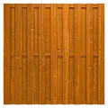 Produktbild: WOODTEX Pinie 180x180 cm Sichtschutzzäune aus Holz, Gartenzaun Kiefer naturbelassen, langlebiger Sichtschutz, blickdichte Zaunelemente, fertig montiert, für Terrasse und Balkon